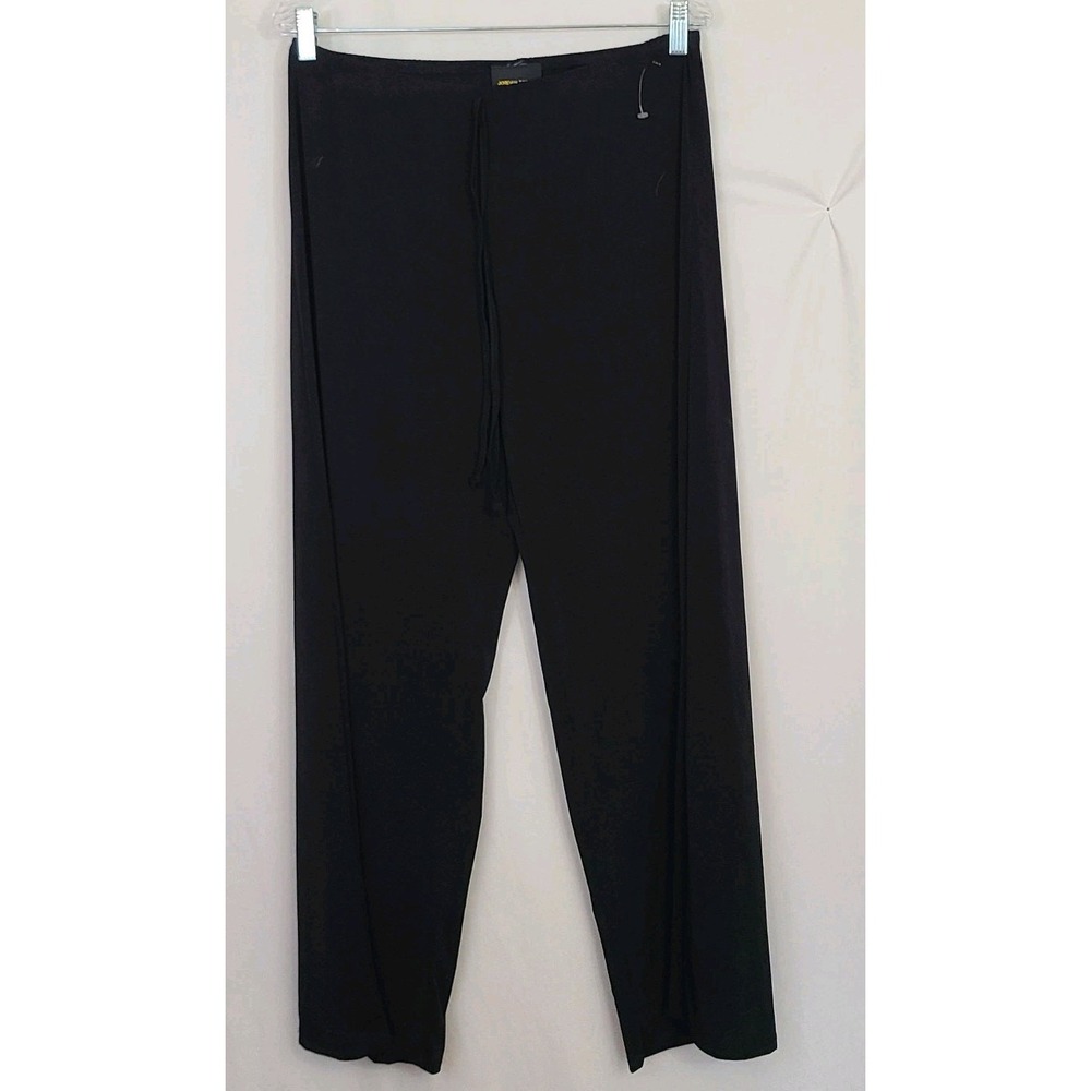 NWT Jordan Taylor Black Solid Mesh Sheer Swim Cover Up Pants Size Large